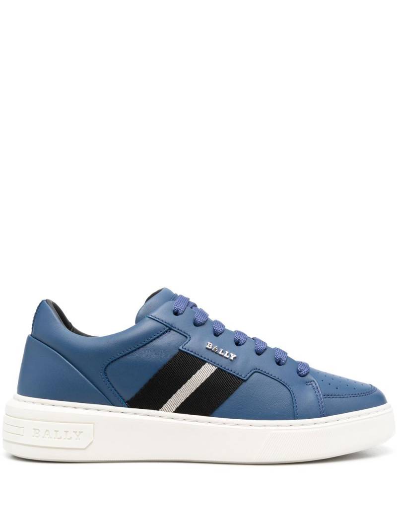 Bally leather low-top sneakers - Blue von Bally