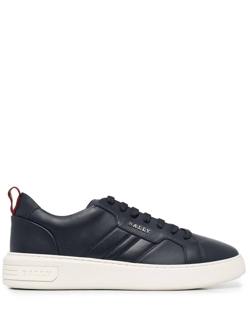 Bally leather low-top sneakers - Blue von Bally