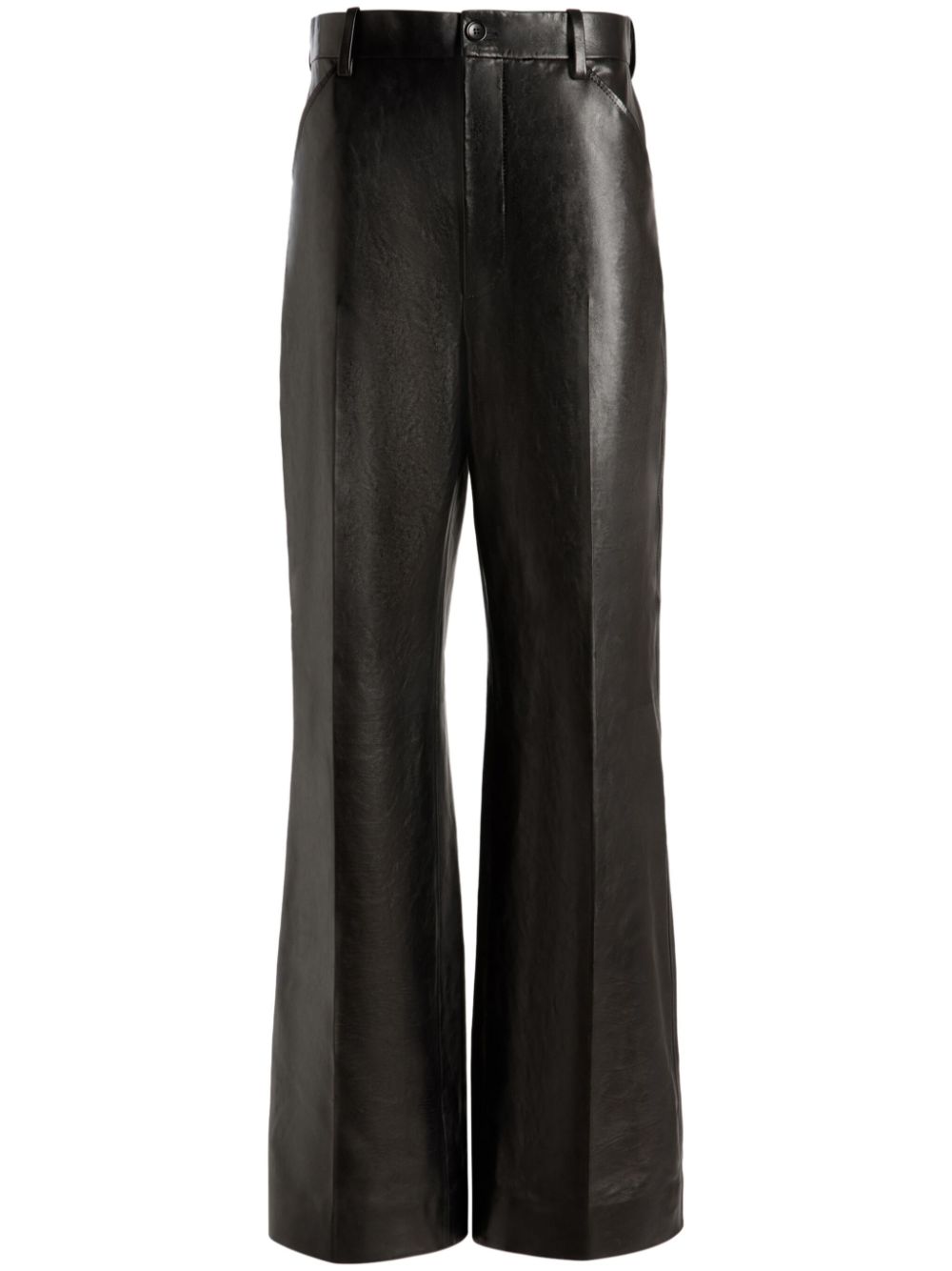 Bally leather trousers - Black von Bally