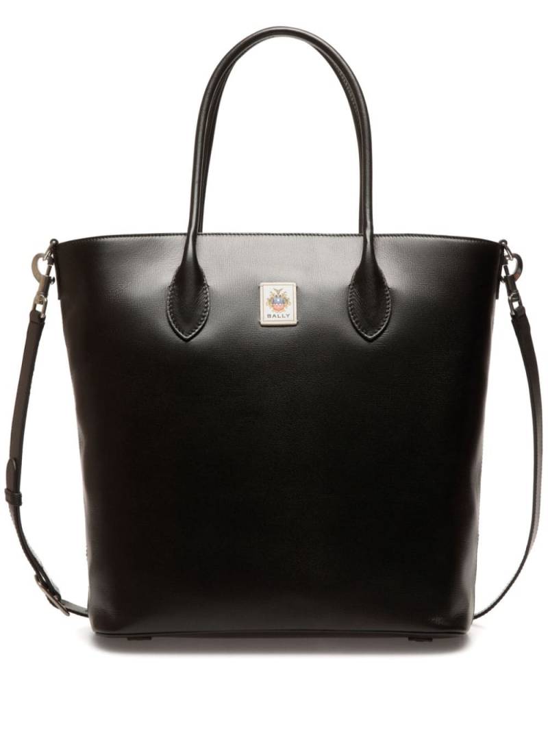 Bally logo-appliqué tote bag - Black von Bally