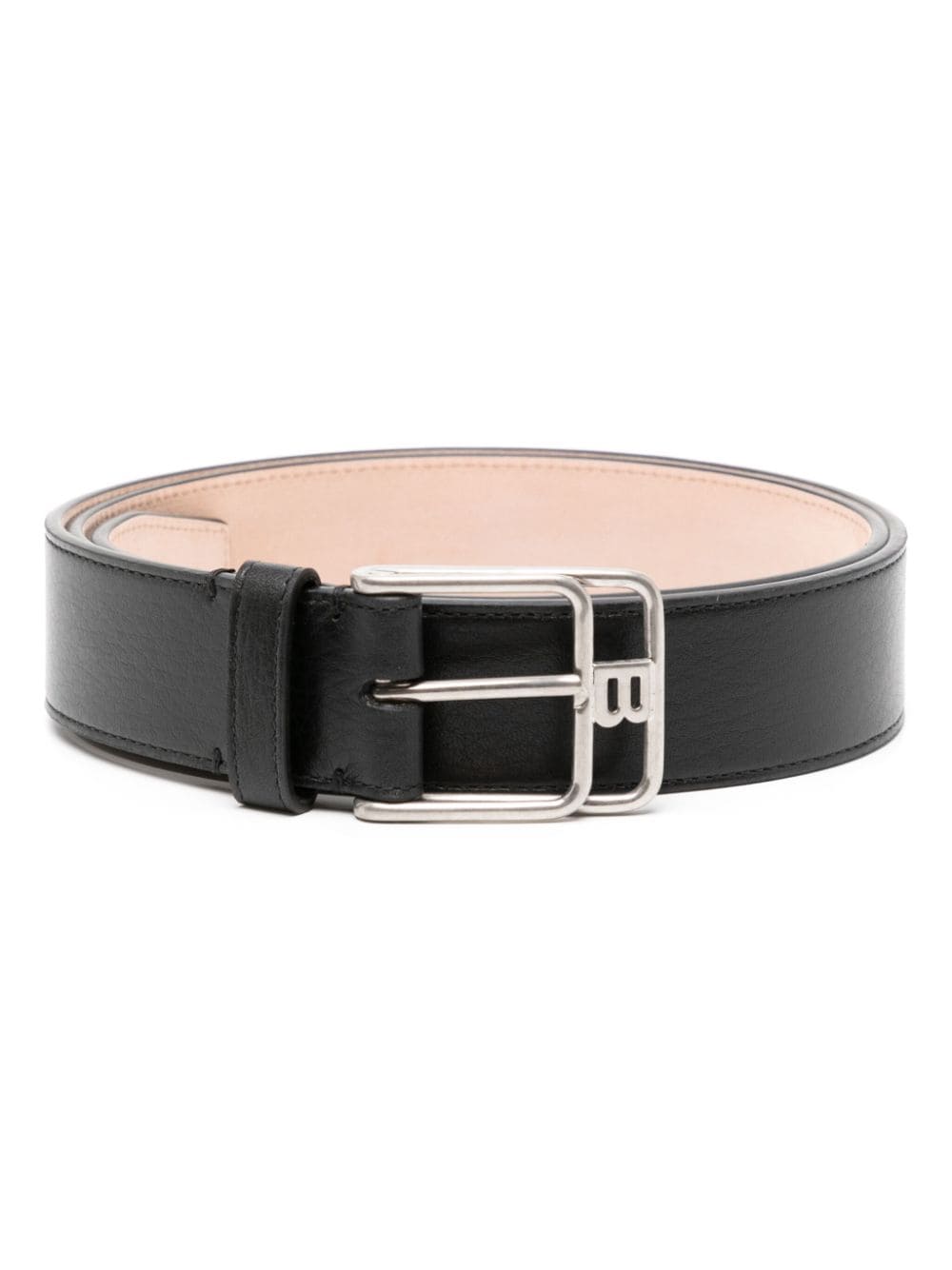 Bally logo-buckle leather belt - Blue von Bally