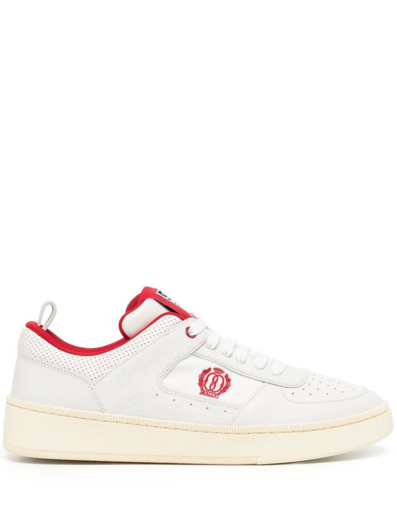 Bally logo-embroidered panelled sneakers - White von Bally