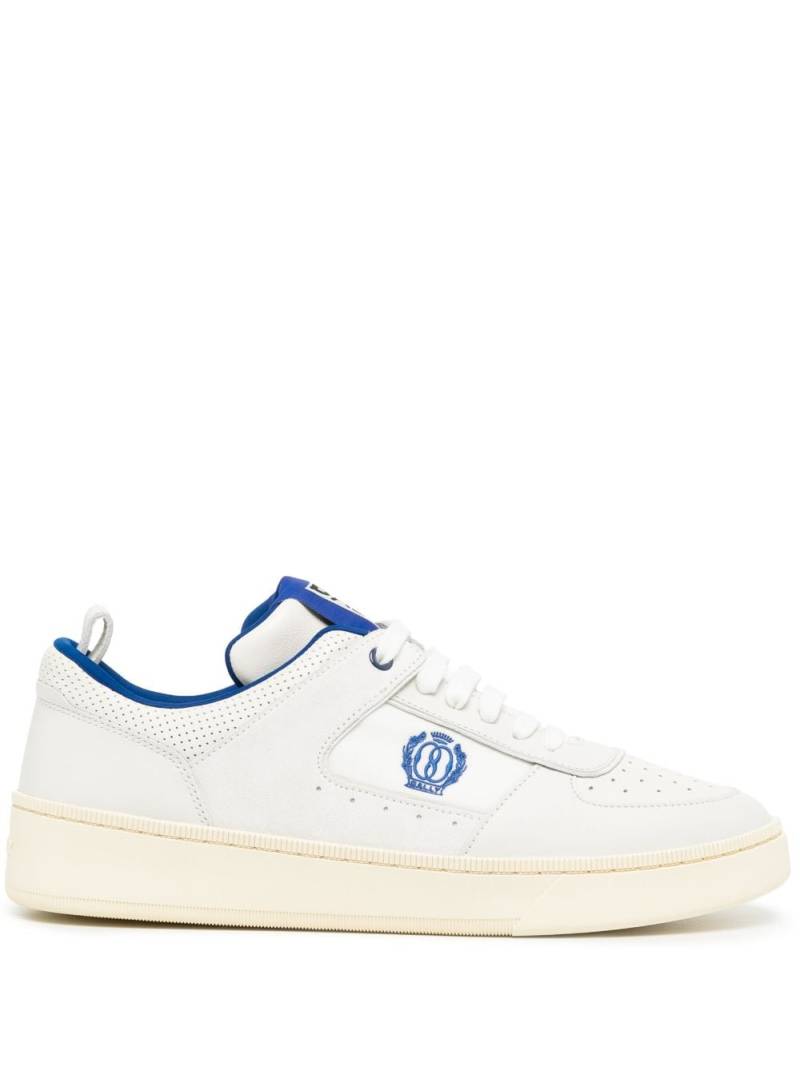 Bally logo-embroidered panelled sneakers - White von Bally