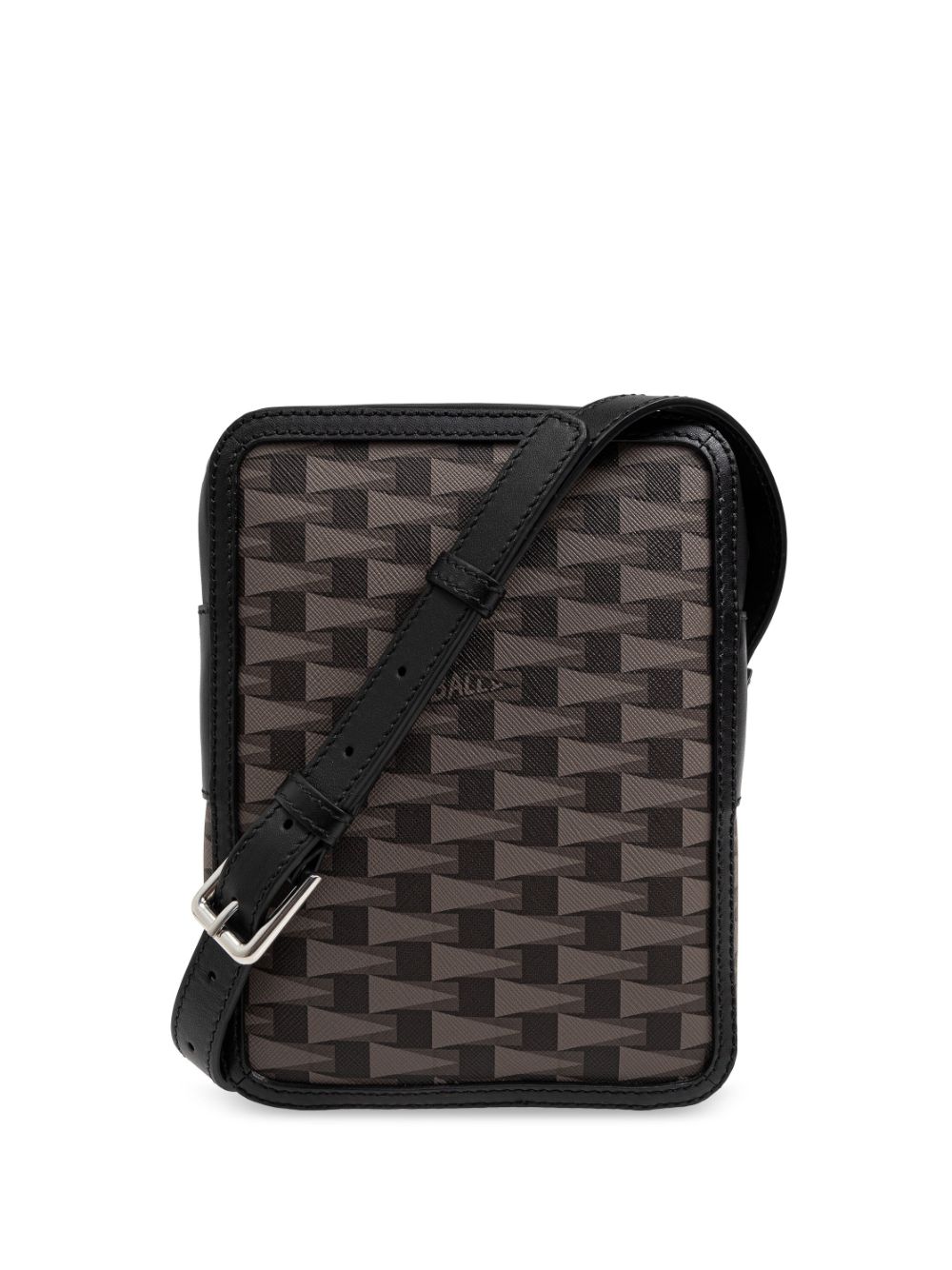 Bally logo-geometric-print messenger bag - Neutrals von Bally