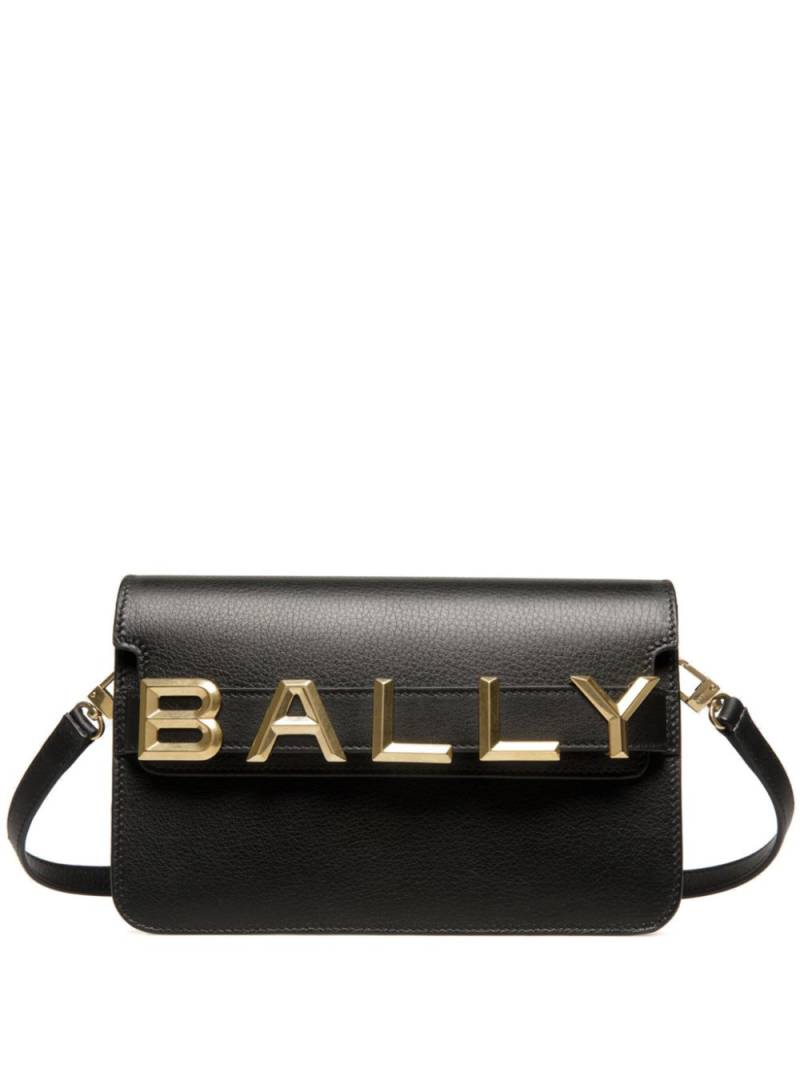 Bally logo-lettering leather bag - Black von Bally