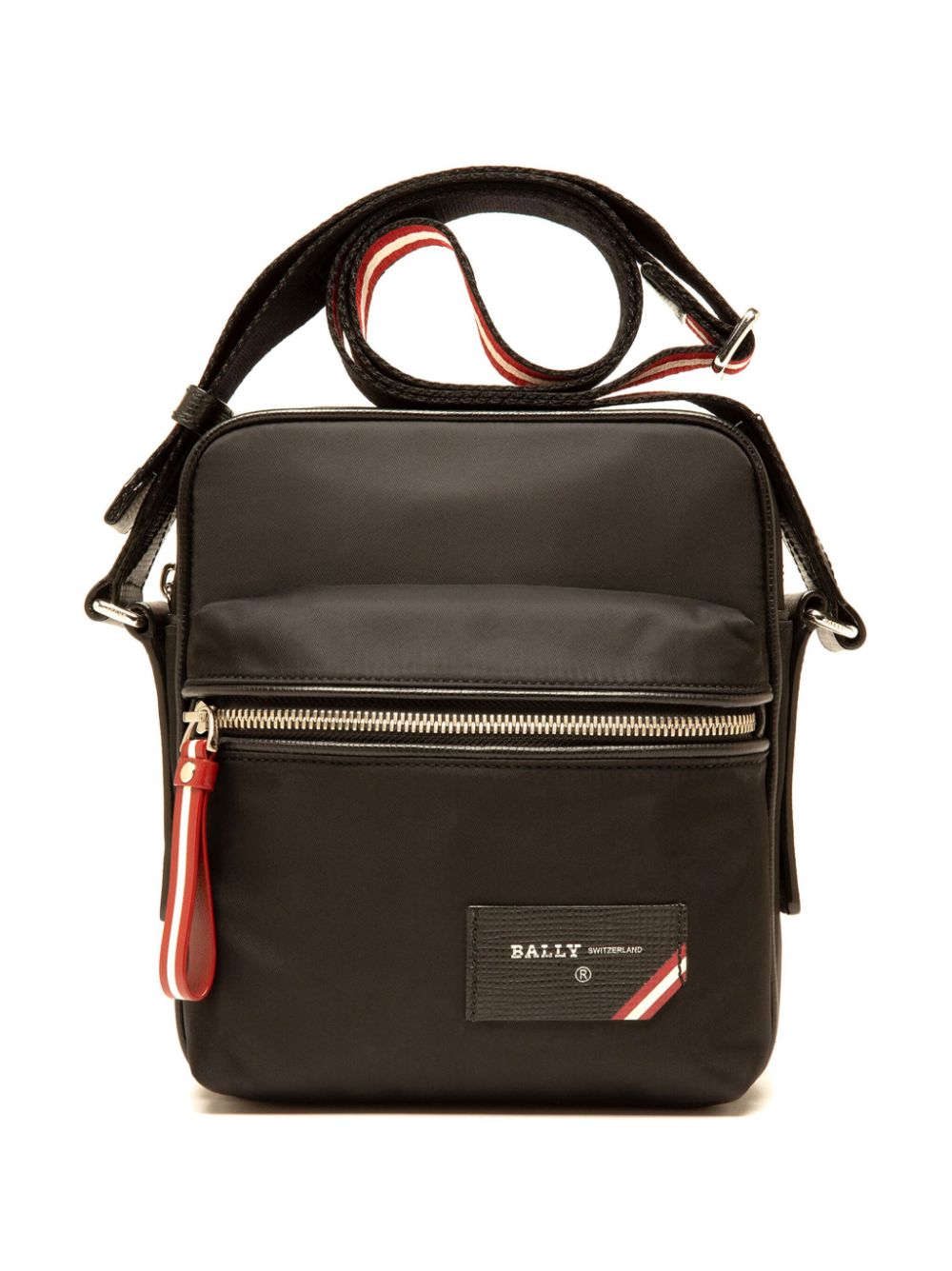 Bally logo messenger bag - Black von Bally