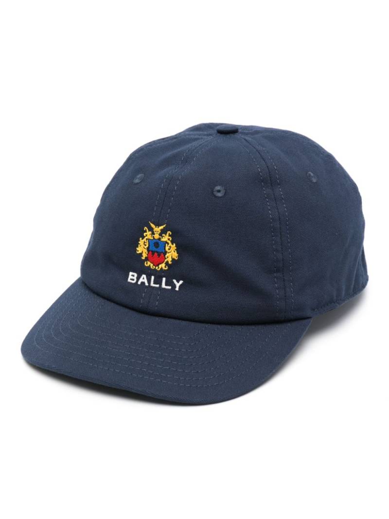 Bally logo-patch baseball cap - Blue von Bally