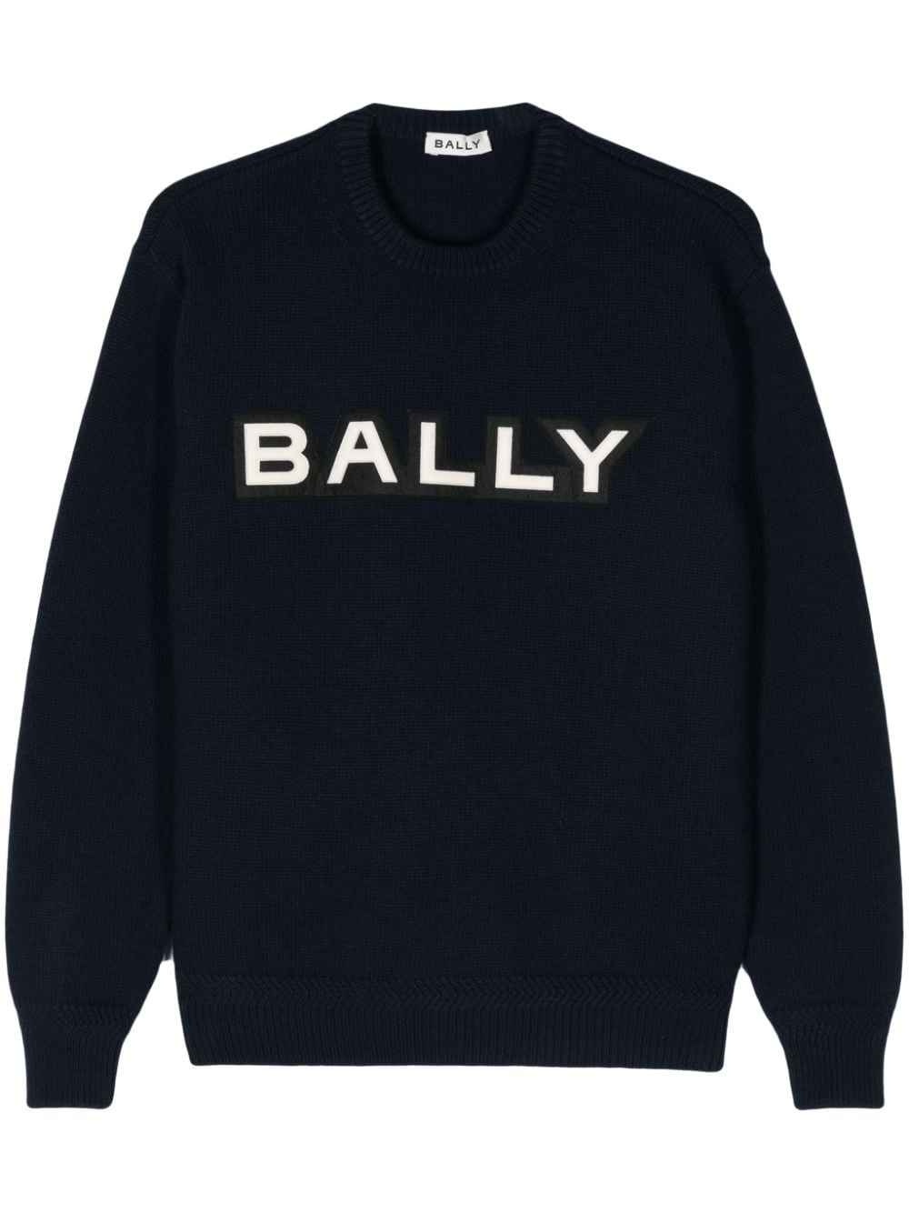 Bally logo patch sweatshirt - Blue von Bally