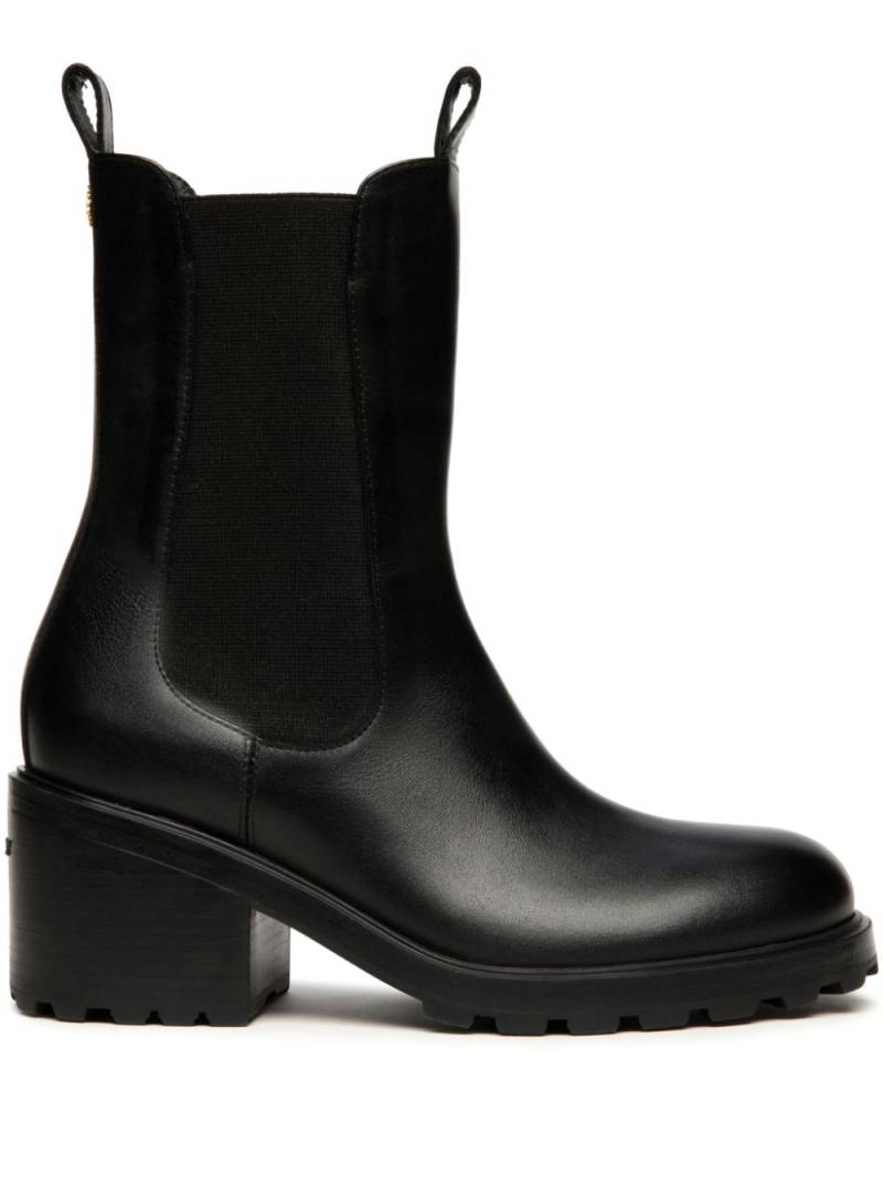 Bally logo-plaque Chelsea boots - Black von Bally