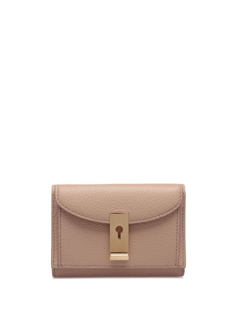 Bally logo-plaque calf leather wallets - Neutrals von Bally