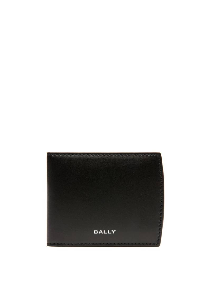 Bally logo-print bi-fold wallet - Black von Bally