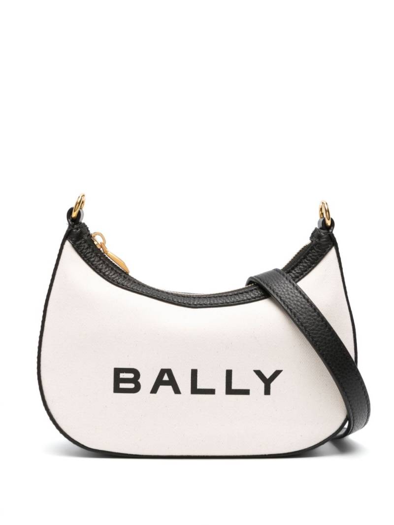 Bally Ivory canvas shoulder bag - Neutrals von Bally