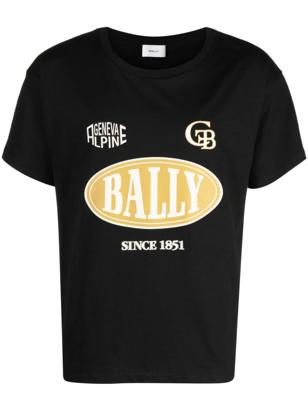 Bally logo-print cotton T-shirt - Black von Bally