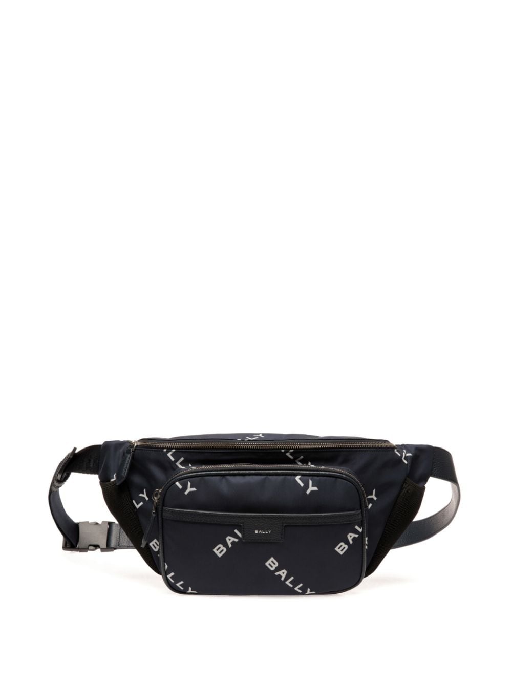 Bally logo-print cotton belt bag - Black von Bally