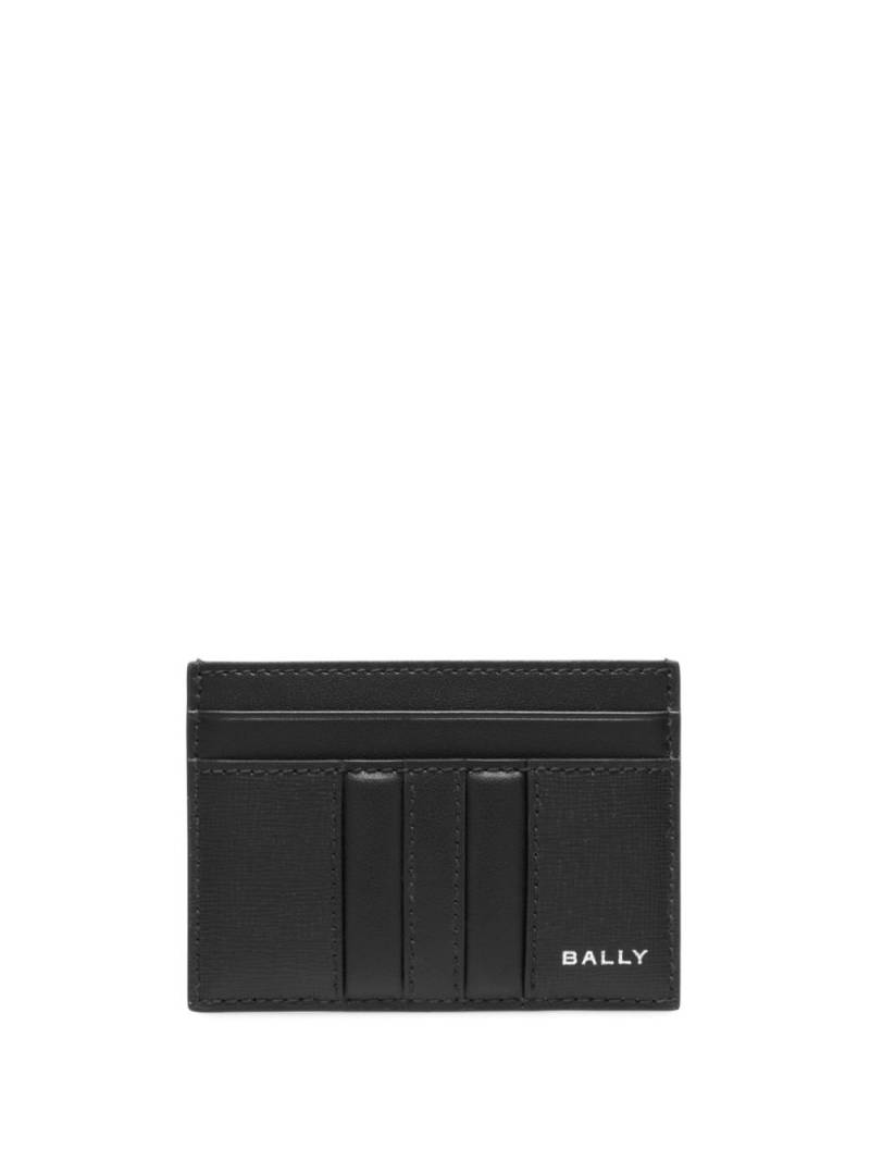 Bally logo-print leather cardholder - Black von Bally