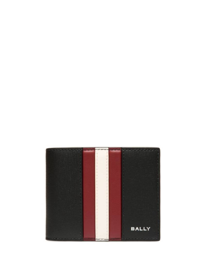 Bally logo-print leather wallet - Black von Bally