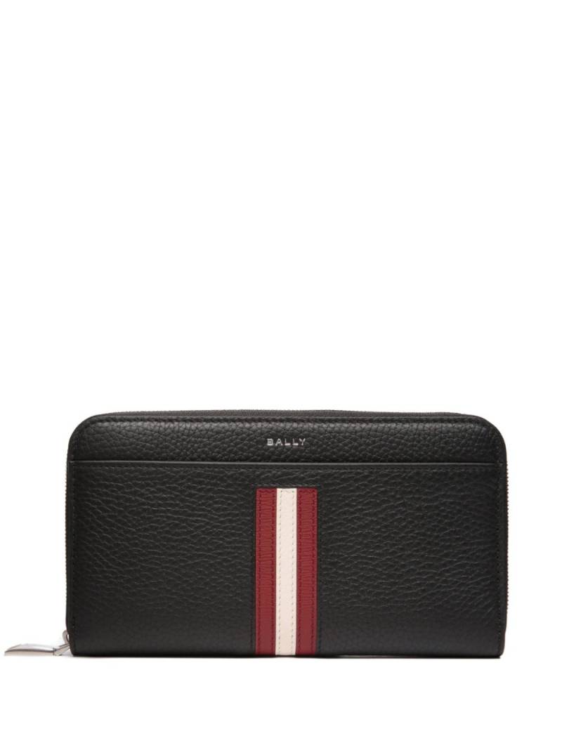 Bally logo-print leather wallet - Black von Bally