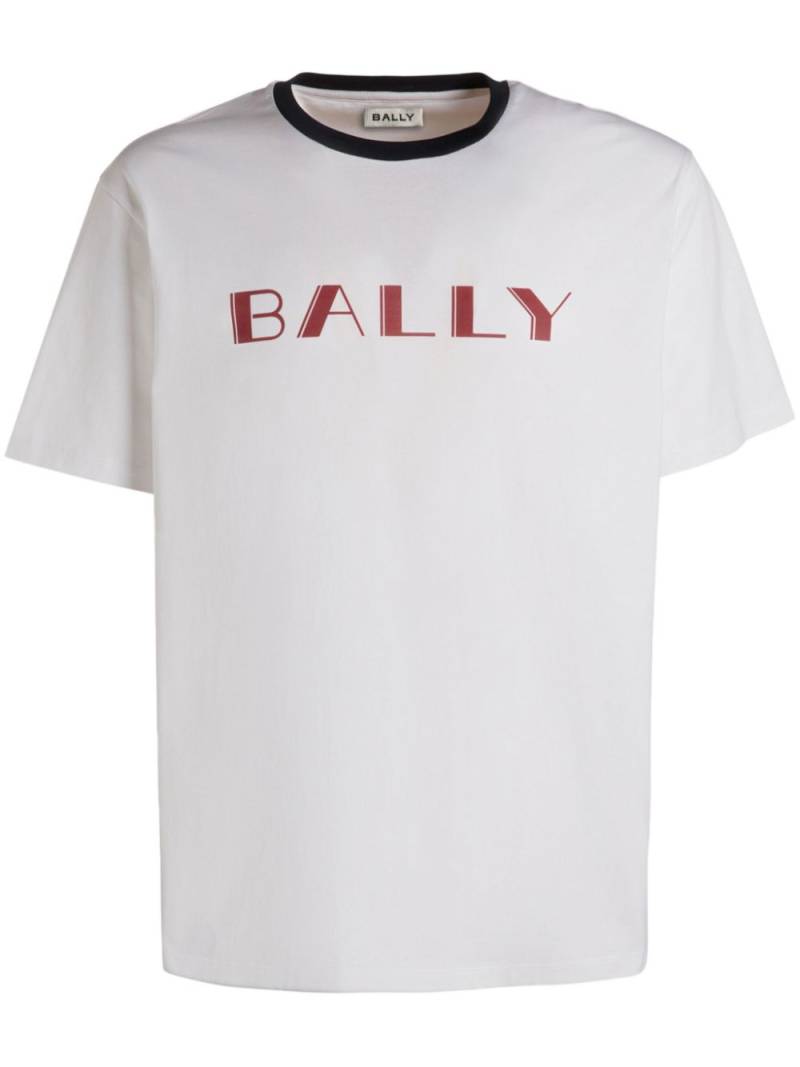 Bally logo-print organic-cotton T-shirt - White von Bally