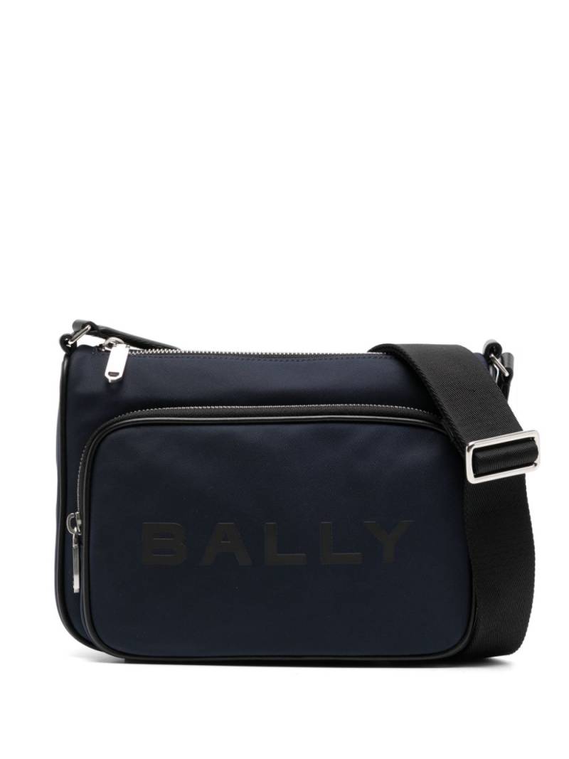 Bally logo-printed shoulder bag - Blue von Bally