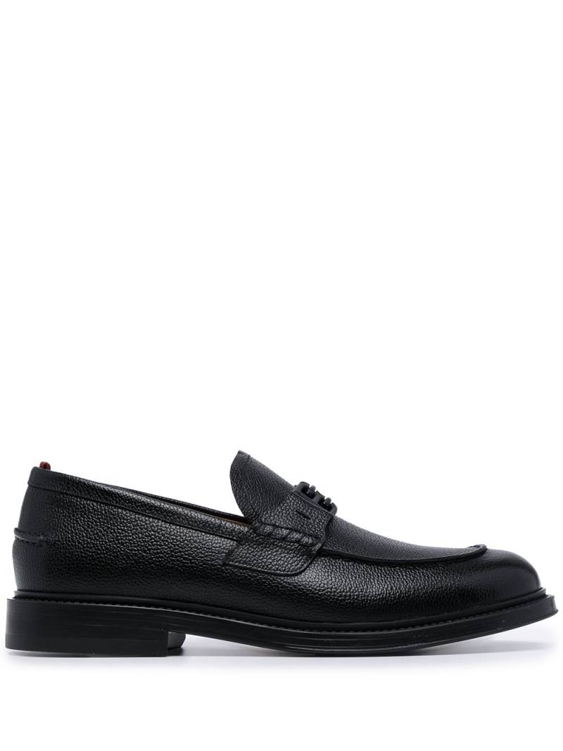 Bally logo slip-on loafers - Black von Bally