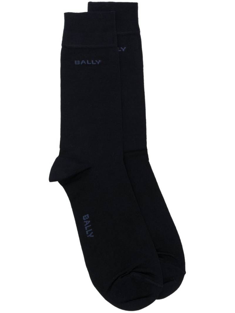 Bally logo socks - Black von Bally