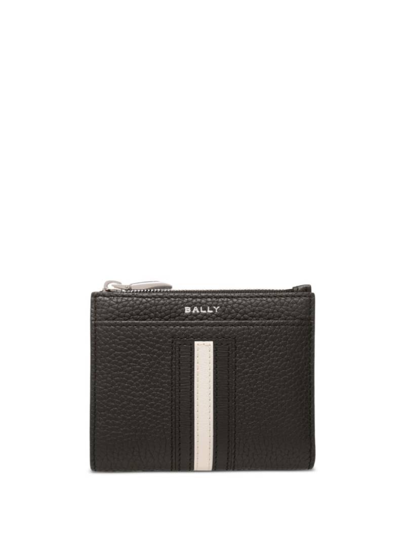 Bally logo-stamp leather wallet - Black von Bally