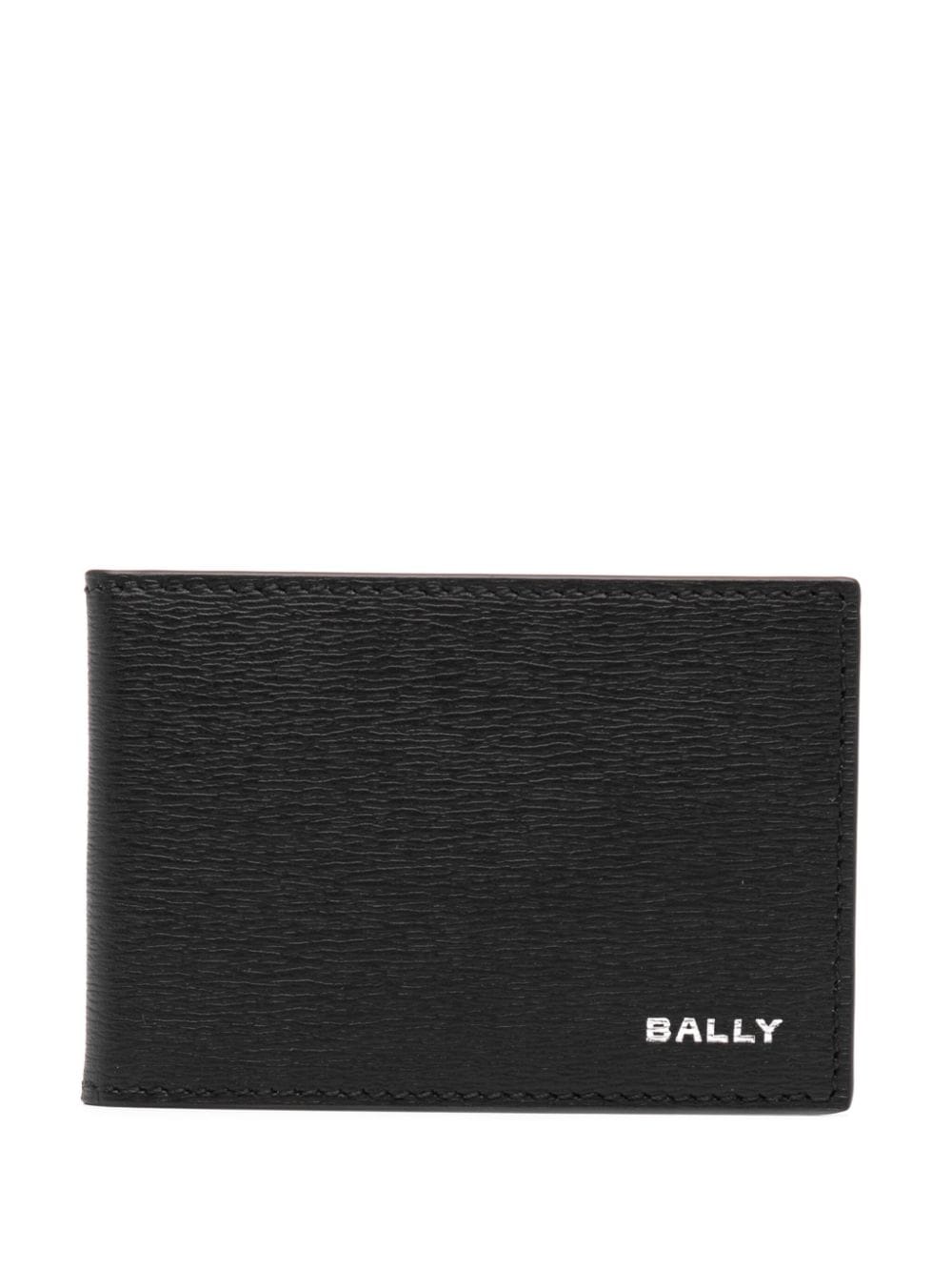 Bally logo-stamp rectangle-shape wallet - Black von Bally