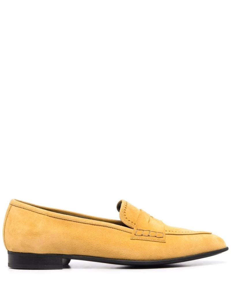 Bally low-heel suede loafers - Yellow von Bally