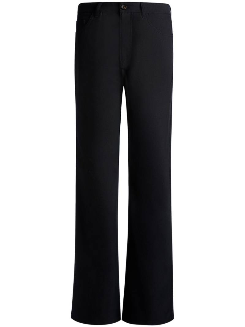 Bally mid-rise flared trousers - Blue von Bally