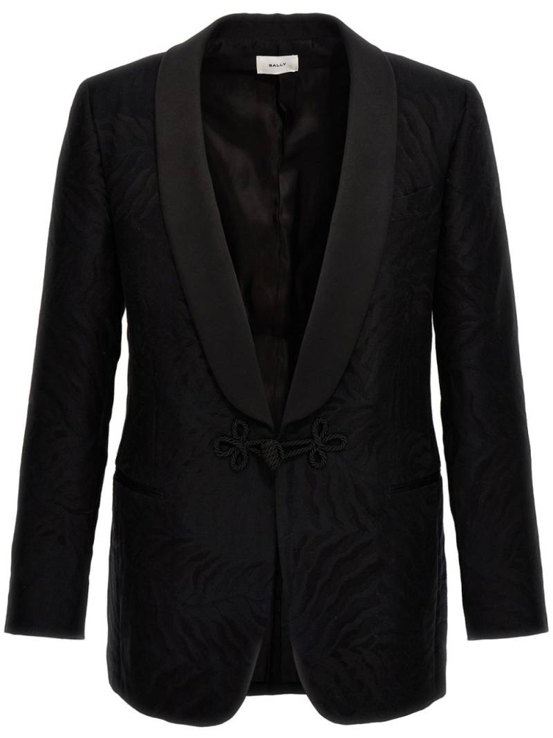 Bally patterned-jacquard blazer - Black von Bally