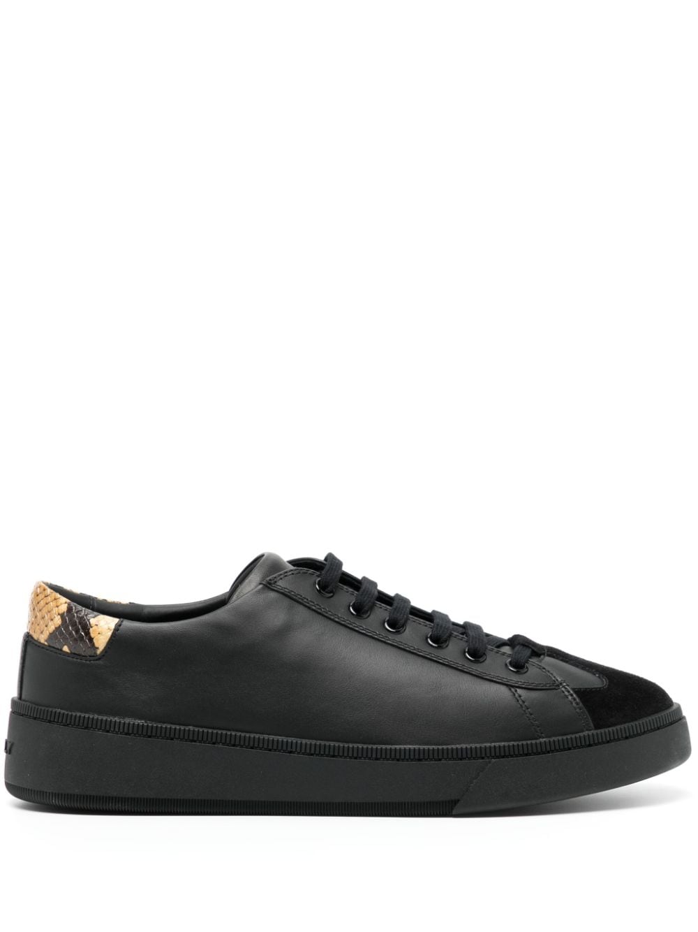 Bally python-print leather sneakers - Black von Bally