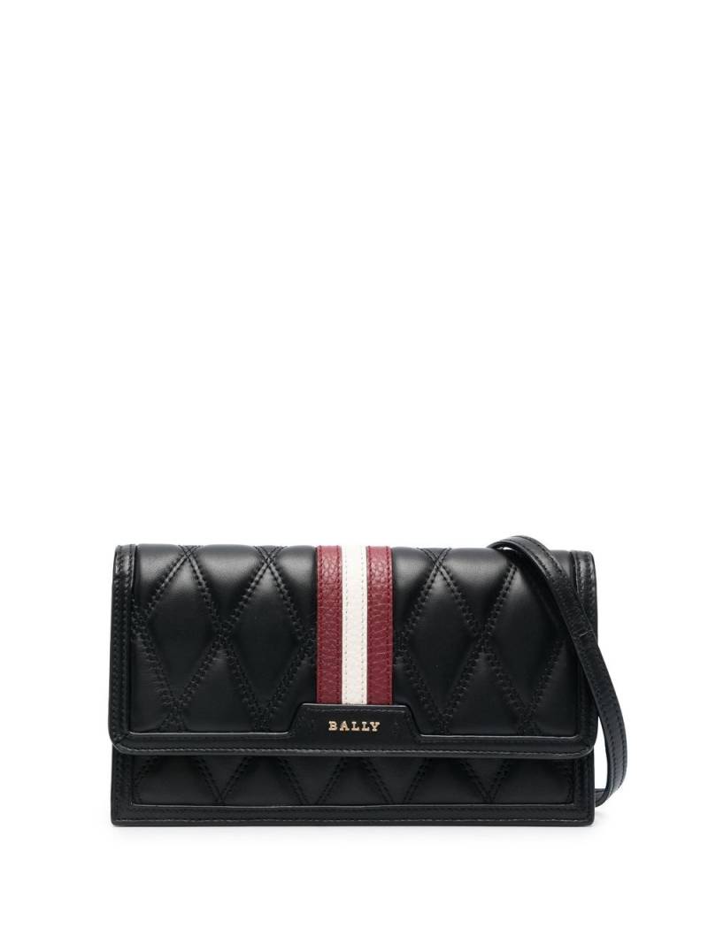 Bally quilted leather shoulder bag - Black von Bally