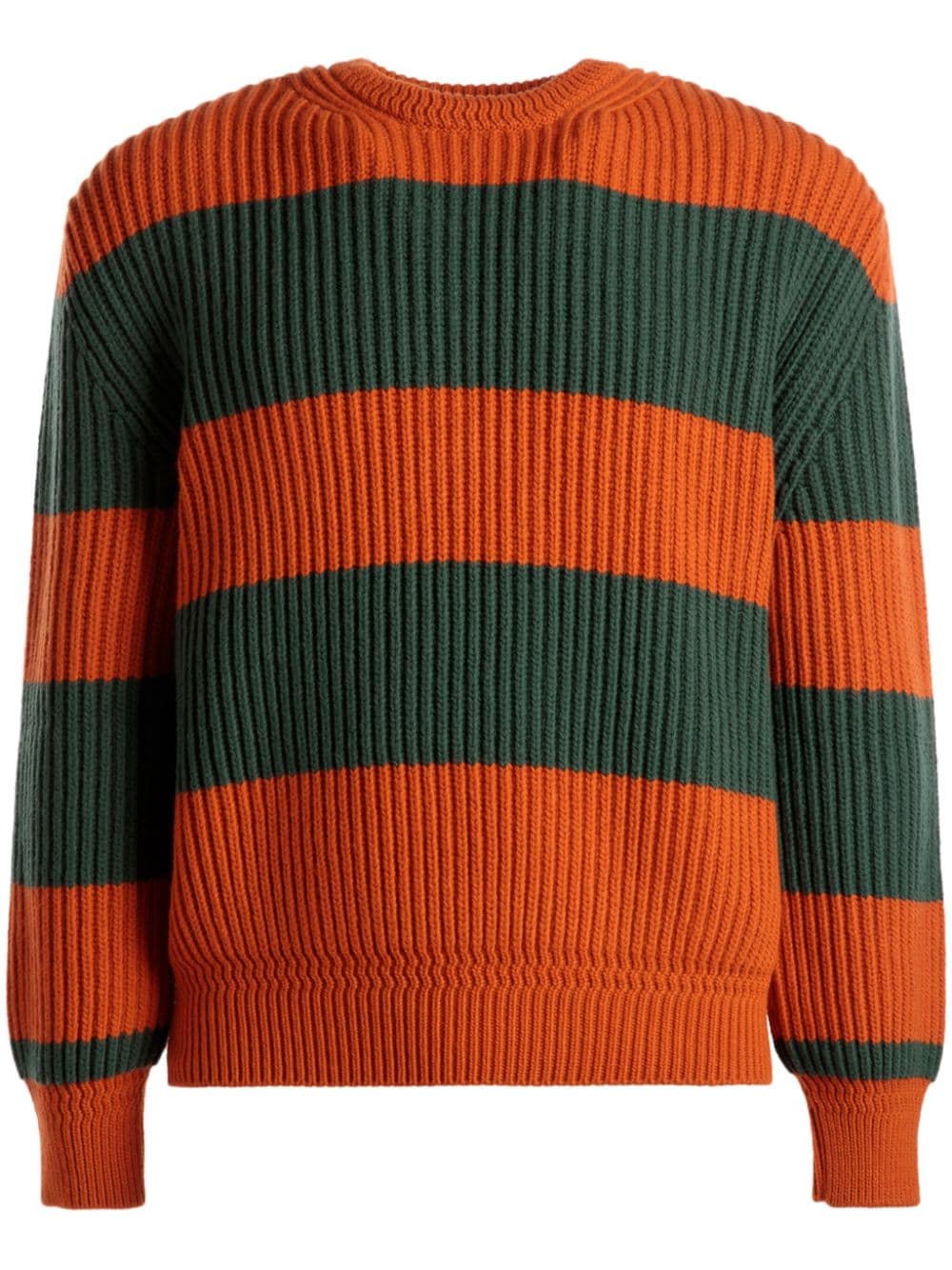 Bally ribbed-knit wool jumper - Orange von Bally