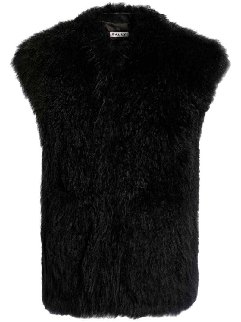 Bally shearling vest - Black von Bally