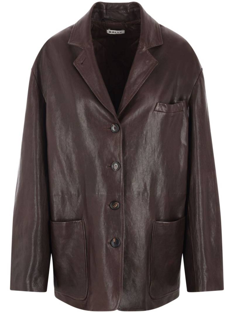 Bally single-breasted blazer - Brown von Bally