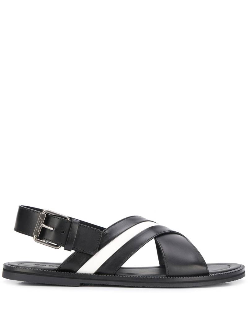 Bally slingback flat sandals - Black von Bally