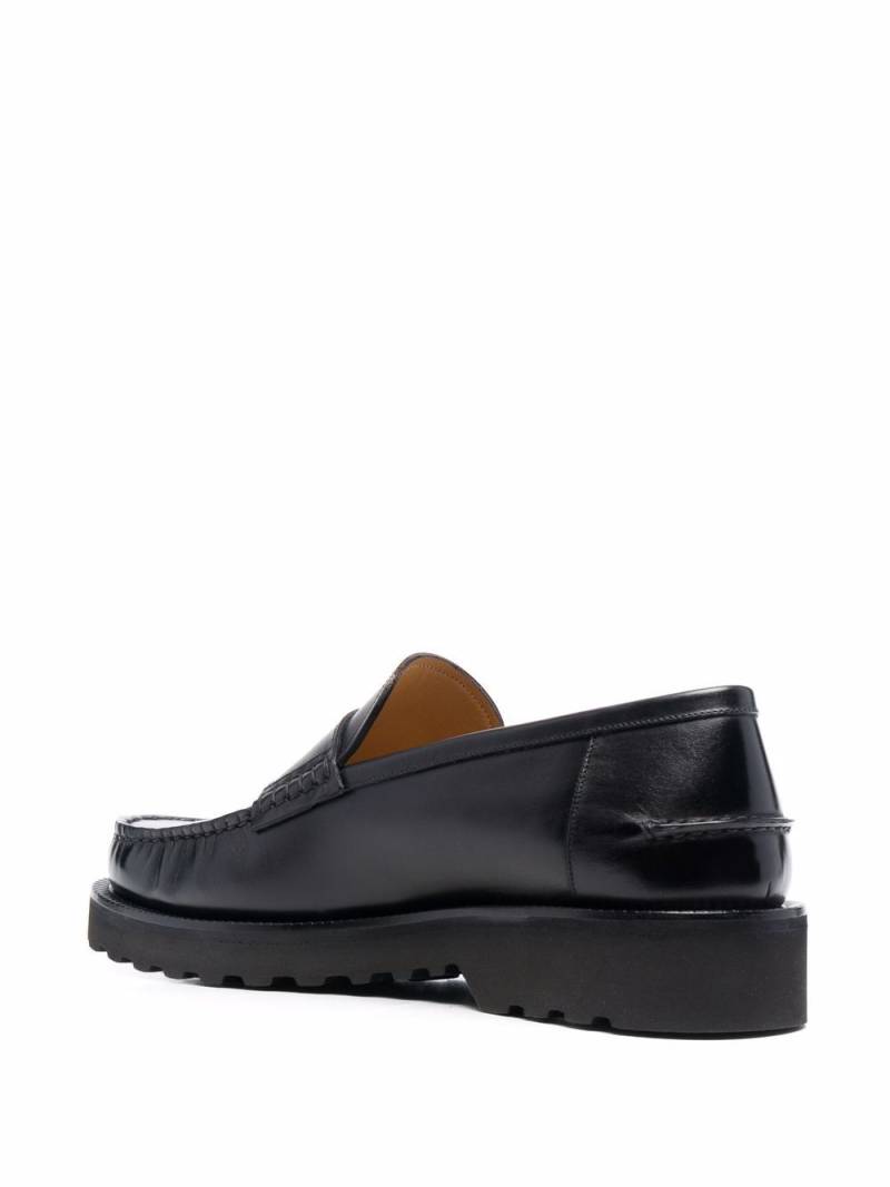 Bally slip-on leather loafers - Black von Bally