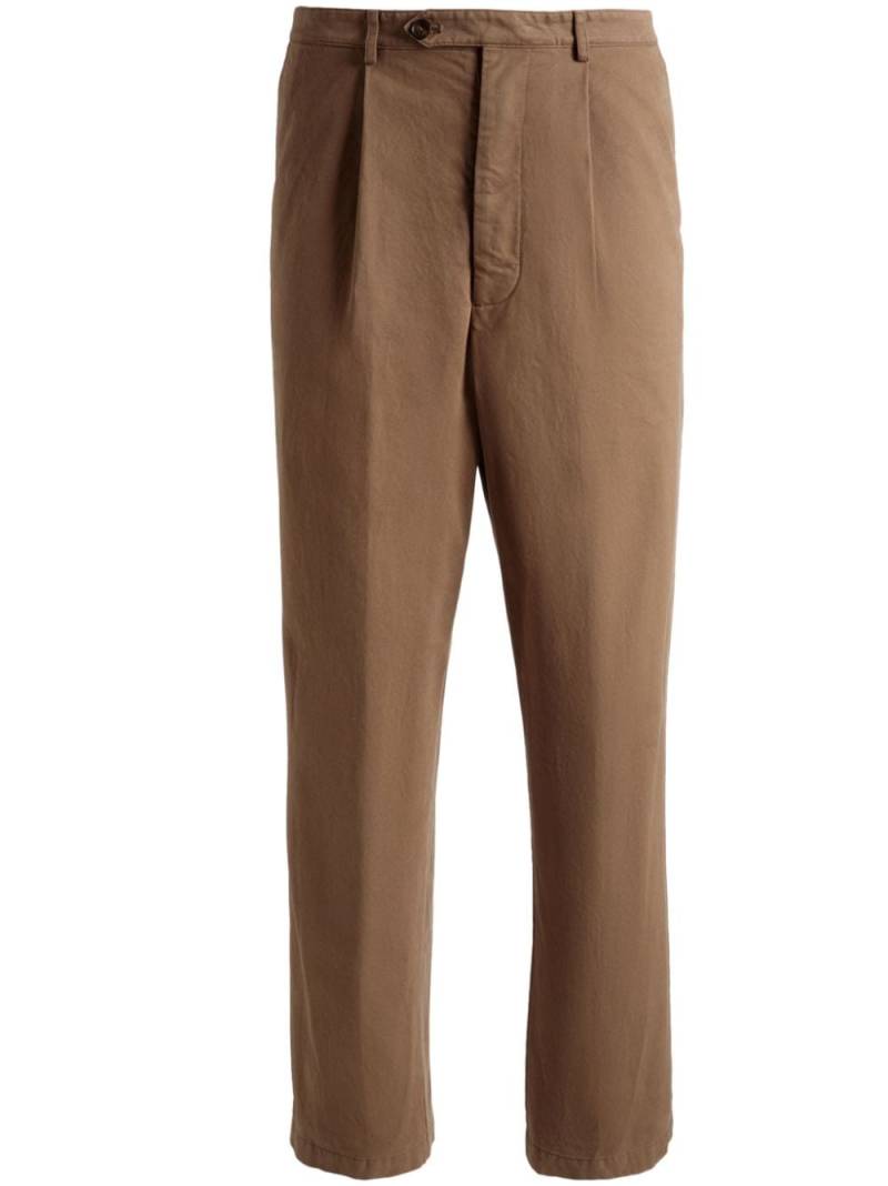 Bally straight-leg cotton chinos - Brown von Bally