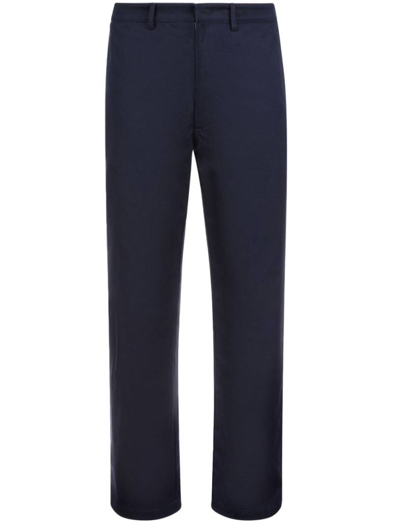 Bally straight-leg cotton trousers - Blue von Bally