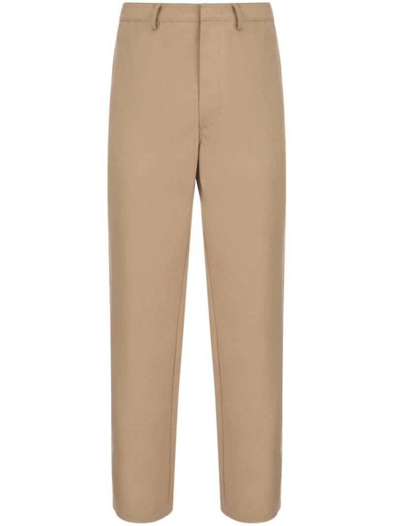 Bally straight-leg cotton trousers - Neutrals von Bally