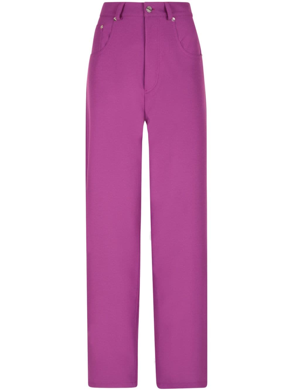 Bally straight-leg high-waist trousers - Purple von Bally