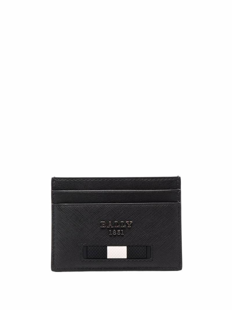 Bally textured leather cardholder - Black von Bally