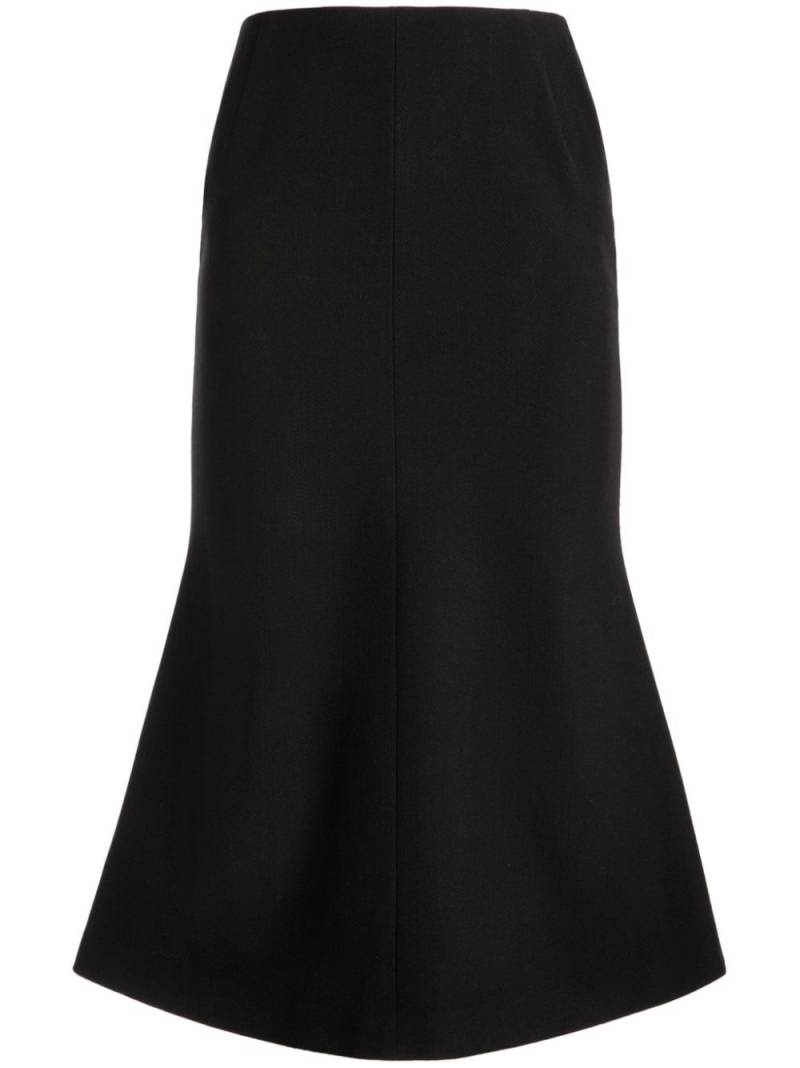 Bally wool midi skirt - Black von Bally