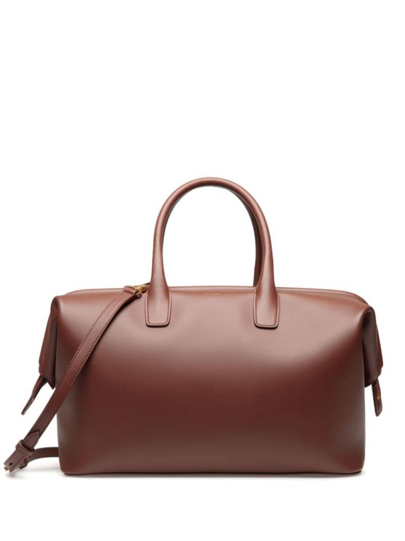 Bally zipped leather tote bag - Brown von Bally