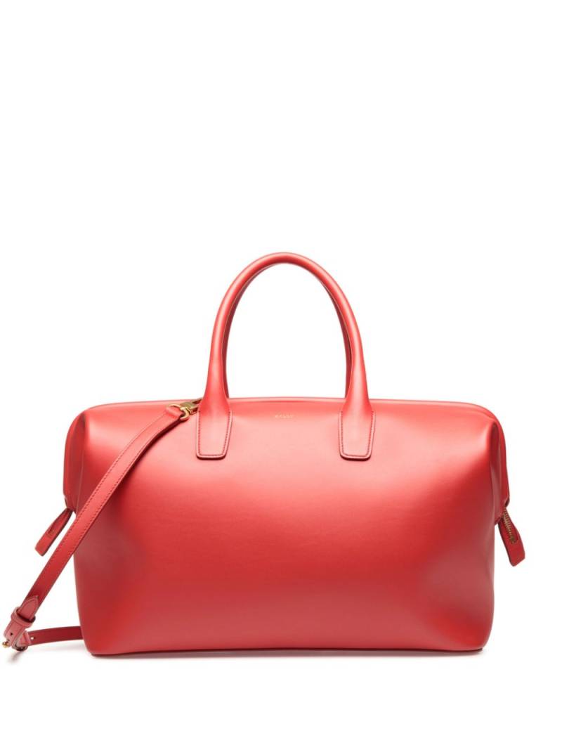 Bally zipped leather tote bag - Red von Bally