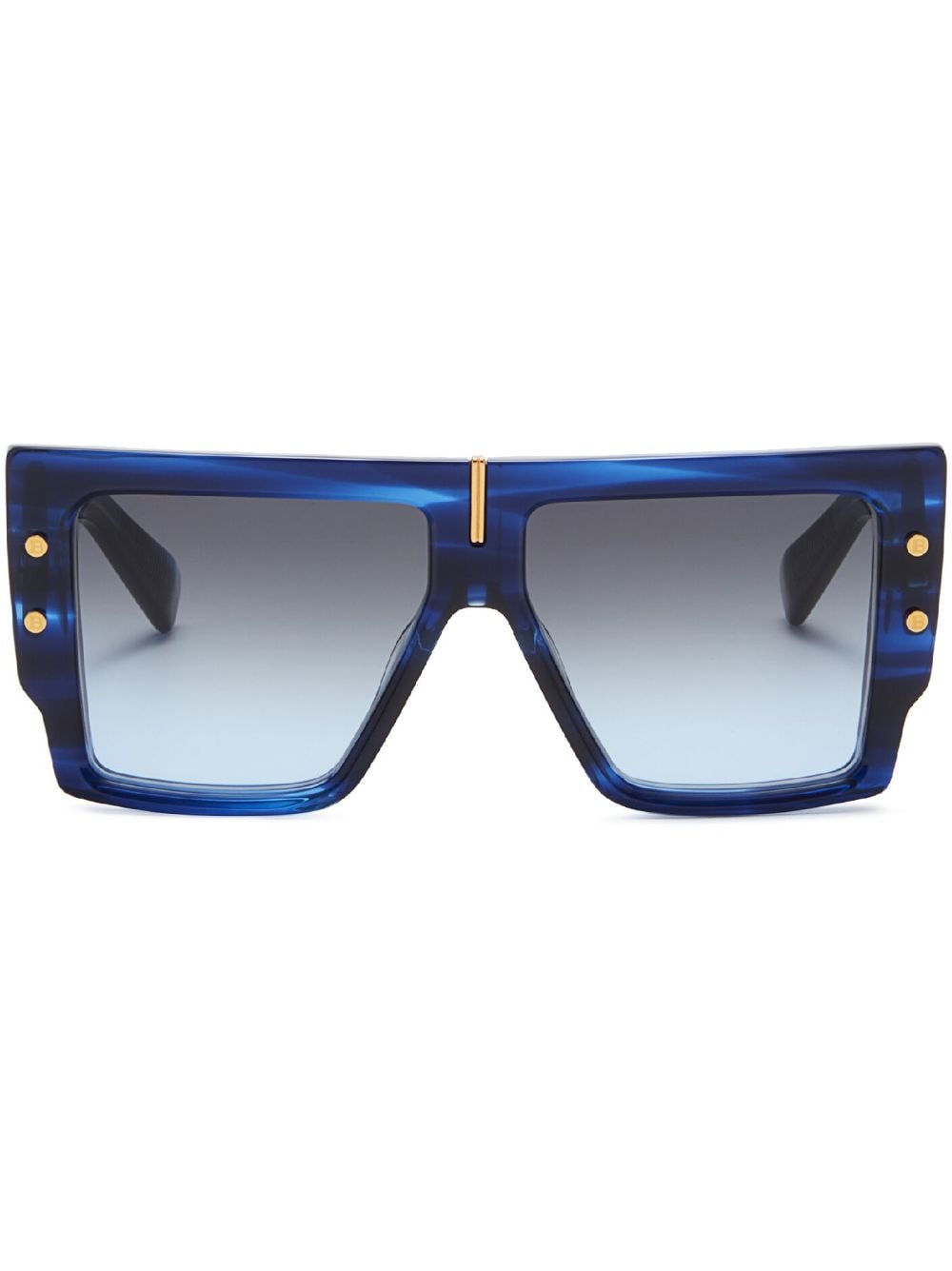 Balmain Eyewear B-Grand pilot-frame sunglasses - Blue von Balmain Eyewear