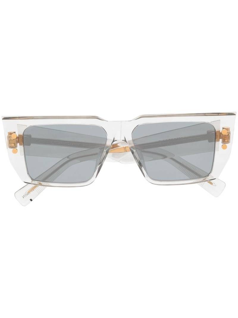 Balmain Eyewear B-VI rectangular-frame sunglasses - Grey von Balmain Eyewear