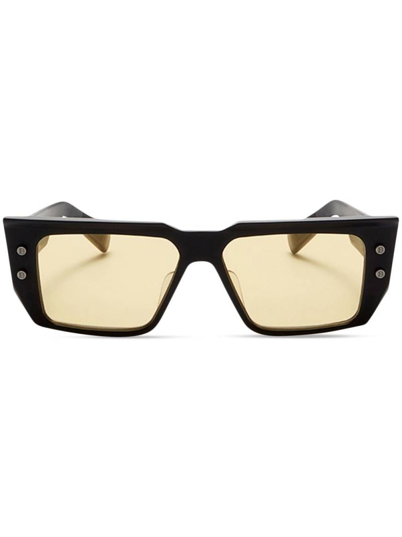 Balmain Eyewear B-VI square tinted sunglasses - Black von Balmain Eyewear