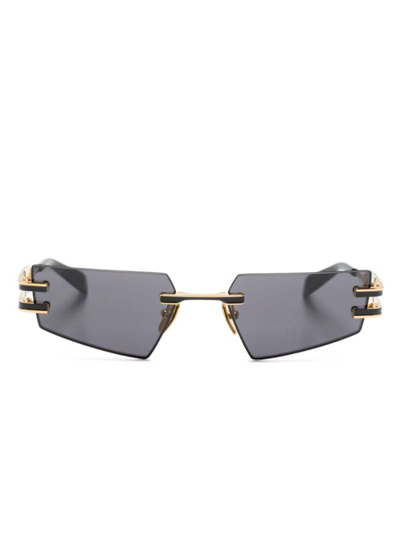 Balmain Eyewear Fixe frameless sunglasses - Gold von Balmain Eyewear