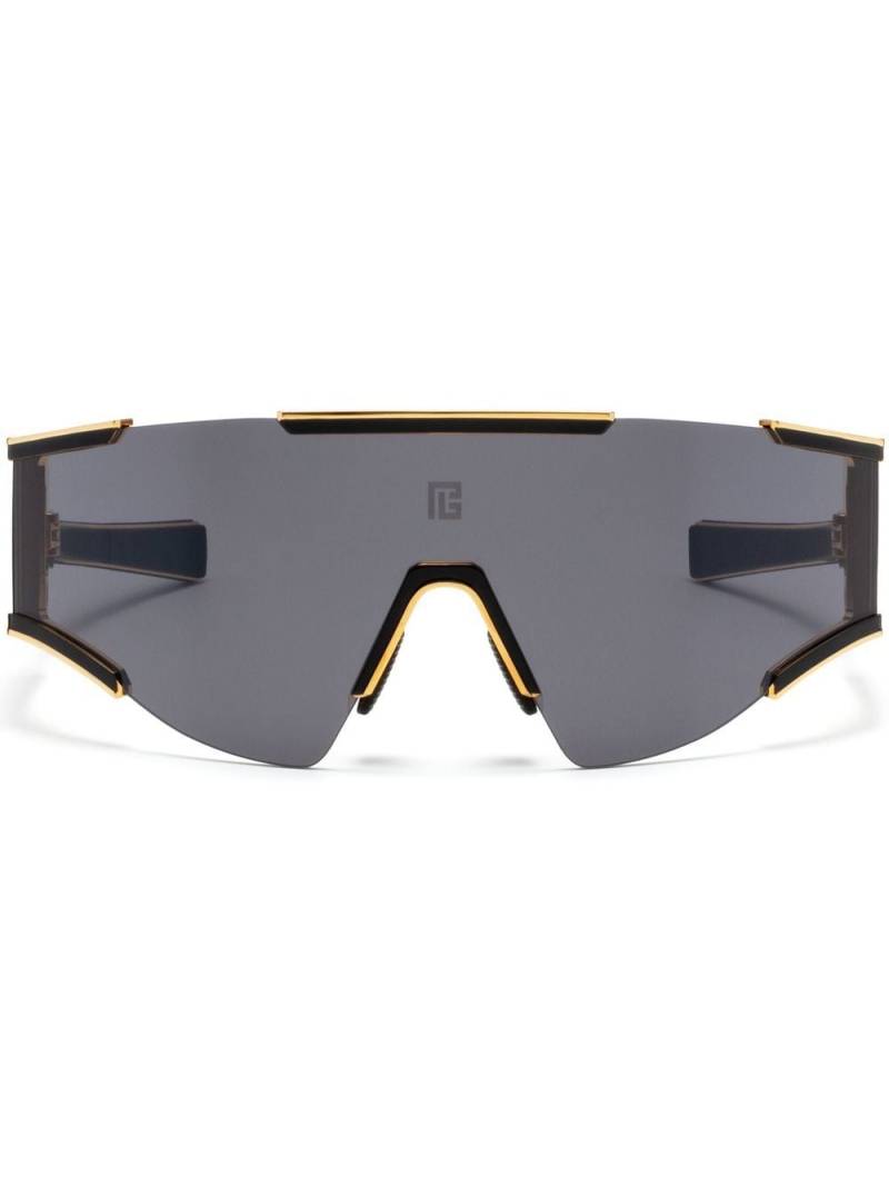 Balmain Eyewear Fleche oversized-frame sunglasses - Black von Balmain Eyewear